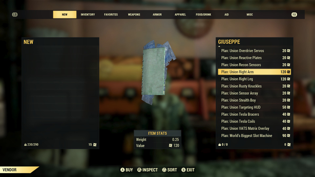 Screenshot showing a mod for the Combined Power Armor.